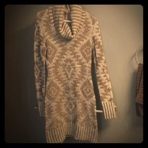 Soft Brown Woven Dress